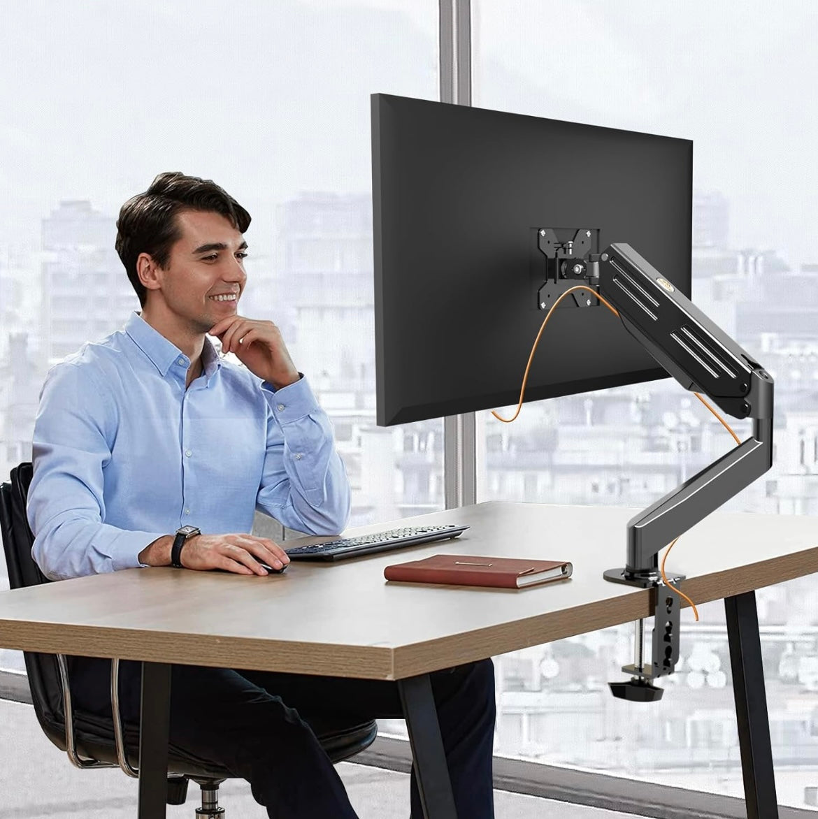 Soporte, brazo ergonómico para monitor