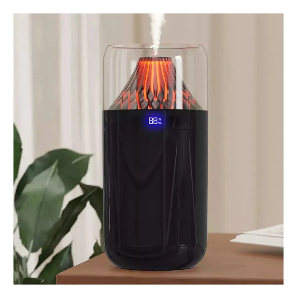 Humidificador Ultrasonico Purificador Aire Volcan Usb Led