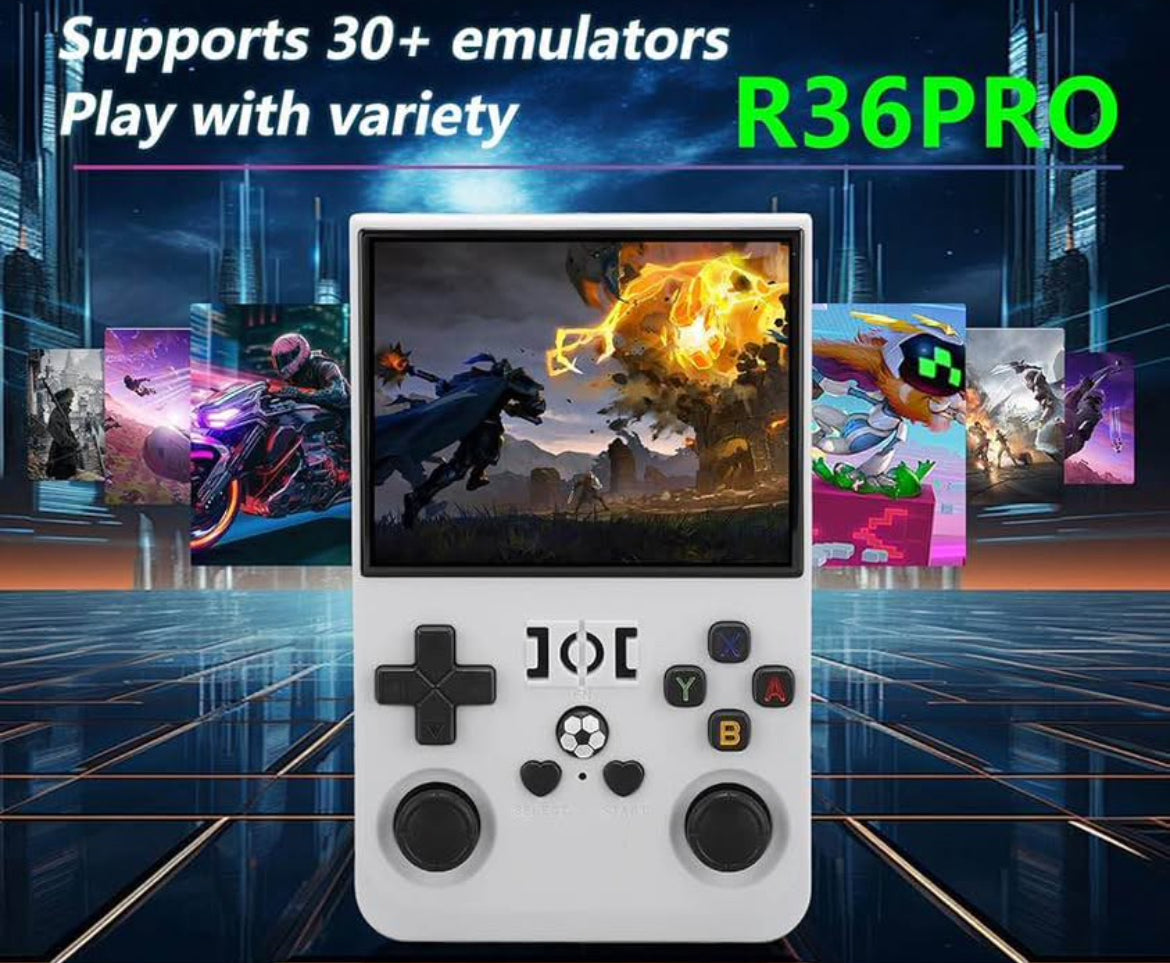 consola de juegos portátil retro R36 Pro.