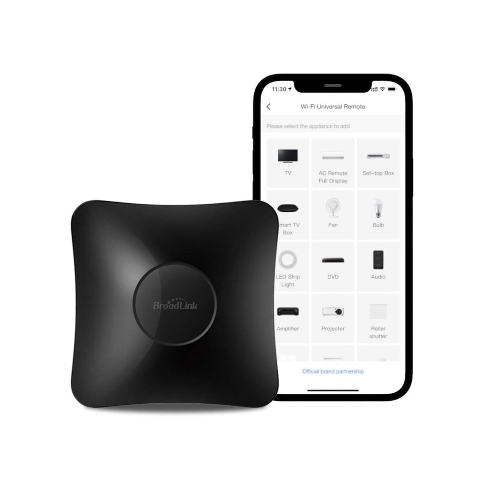 Control remoto Broadlink RM4 Pro RF+IR y Bluetooth