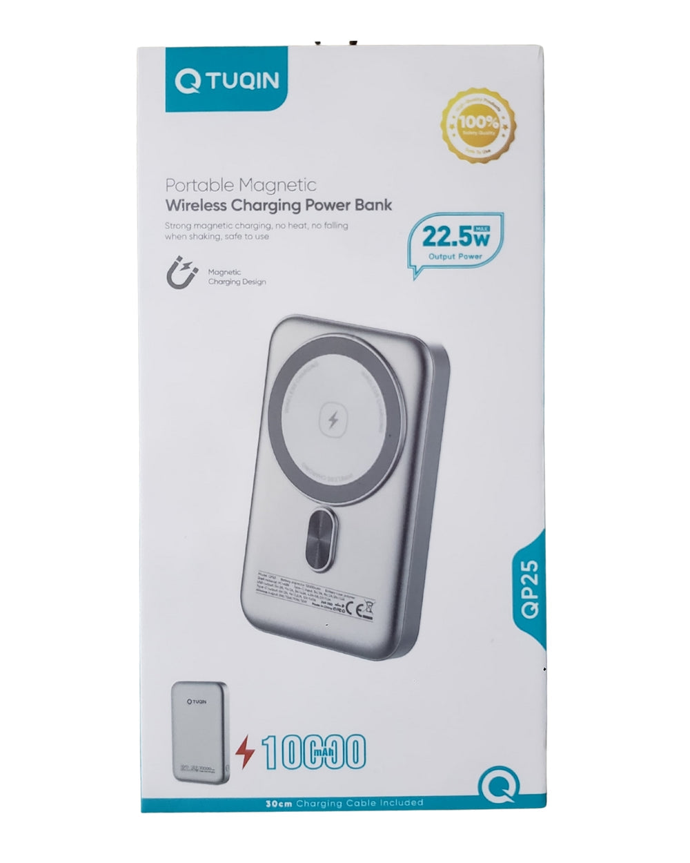 POWER BANK CON MAGSAFE (TUQIN QP25 10000 mAh)
