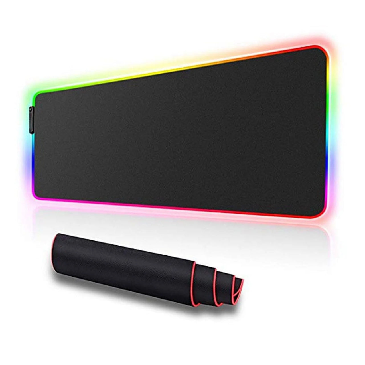 Mouse Pad Gaming RGB, Luz Led de 12 colores.