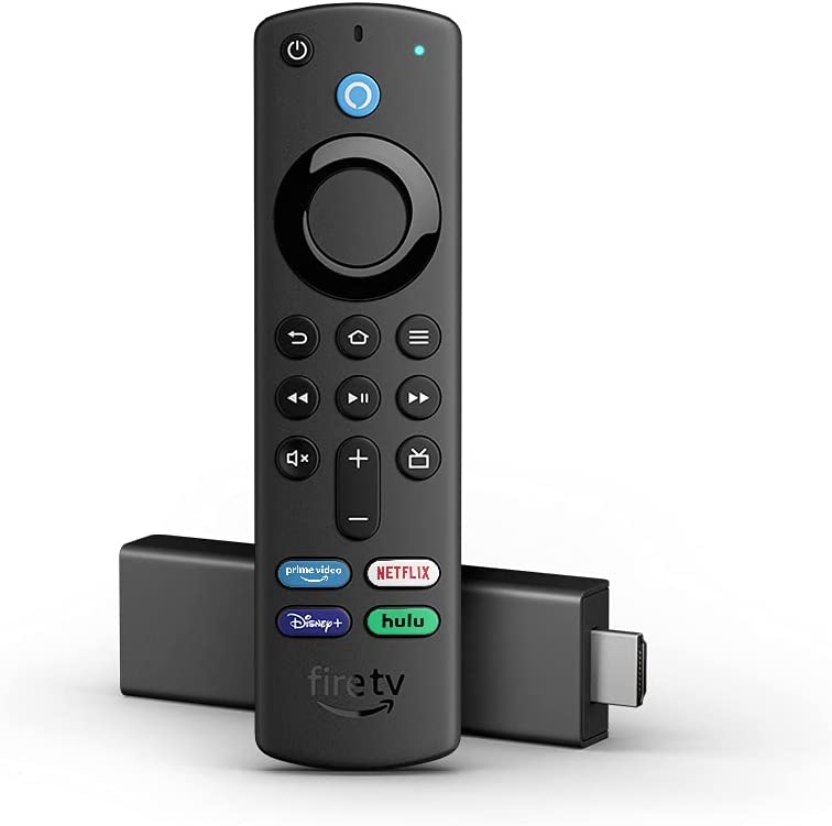 Convertidor smart Fire TV Stick 4K con la más reciente generación de control remoto por voz Alexa